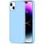 Чохол Vokamo для iPhone 15 рідкий силіконовий з магнітом Blue - мініатюра 1