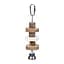 Игрушка для птиц Trixie Natural Living подвесная, с вулканическим камнем, 16 см (58951) - миниатюра 1