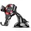 Держатель в машину Baseus Osculum Type Gravity Car Mount (black/red) (21743 black/red) - миниатюра 1