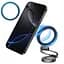 Автотримач XO C161 Apple magsafe magnetic tri-fold phone holder with magnet ring чорний - мініатюра 3