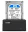 Зовнішня кишеня Maiwo для HDD 2,5"/3,5" SATA через USB 3.0, безгвинтове кріплення, пластик, чорна (K308P) - мініатюра 2