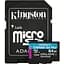 Карта памяти KINGSTON MicroSDXC 64 GB U3 Canvas Go! Plus 170R / 90W + adapter - миниатюра 1