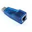 Адаптер TCOM RJ45 мама USB тато мережева звита пара Lan перехідник - мініатюра 1