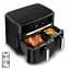 Аэрогриль Tefal Dual Easy Fry XXL 2700 Вт черный (EY9428E0) - миниатюра 2