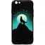 Чохол-накладка Toto Night Light Print Glass Case Apple iPhone 6/6S Howling Wolf - мініатюра 1