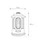 Светодиодный фонарь Eurolamp портативный 6W battery+Type-C белый (CL-6W(white)) - миниатюра 3