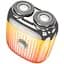 Портативна чоловіча роторна електробритва 3Вт Hoco Portable mini shaver DI30 IPX6 Помаранчева - мініатюра 5