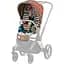 Люлька Cybex Priam Lux by Karolina Kurkova One Love + Комплект текстилю для прогулянкового блоку Cybex Priam KK One Love + Шасі Cybex Priam з каркасом LS RBA Chrome Black - мініатюра 4