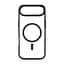 Чехол Apple iPhone 17 Air, Unit MagSafe, черный, прозрачный, магсейф, противоударный, магнитный, панель-накладка с поддержкой MagSafe, с поддержкой беспроводной зарядки, TPU+PC, защита всего корпуса, ударопрочный, ArmorStandart (ARM86305) - мініатюра 1