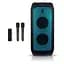 Портативная колонка ZXX-5508 Акустическая система 1000Вт RGB подсветка с 2 микрофонами и пультом 2х8" Черный - миниатюра 1