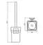 Йоржик настінний Perfect Sanitary Appliances КВ 9929A, Хром - мініатюра 2