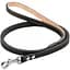 Повідець одинарний Collar, непрошитий, 122х1,4 см, чорний - мініатюра 1
