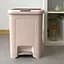 Ведро для мусора MBM My Home с крышкой и педалью 18 л бежевое (BIN-03 18L BEIGE) - миниатюра 5