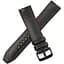 Кожаный браслет Watchbands 22мм - черно-красный размер L Galaxy (WB2051978) - миниатюра 1