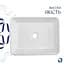 Раковина накладна Qtap Tern Marble, прямокутна, з донним клапаном QT17116069MR - мініатюра 4