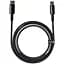 Кабель Baseus Tungsten Gold USB-C to Lightning 2m Black (CATLWJ-A01) [82115] - миниатюра 2