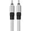 Кабель Baseus CoolPlay Series USB-C to USB-C 100W 1m White [CAKW000202] [141249] - мініатюра 5