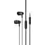 Наушники Borofone BM74 Singer universal earphones with microphone 1.2 m Hi-Fi HD Mic черные - миниатюра 2