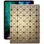 Чехол StatusCASE из экокожи для планшета Apple iPad Pro 12,9 2020 Золотой ромб - миниатюра 1