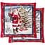 Наволочка Lefard Home Textile Noel Rojo гобеленовая 45х45 см красная (716-071) - миниатюра 1