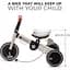 Триколісний велосипед 3 в 1 Kinderkraft 4Trike Silver Grey сірий KR4TRI22GRY0000 (00-00305179) - мініатюра 16