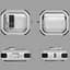 Футляр протиударний Locking Button для навушників Airpods 4 White - мініатюра 3