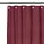 Шторка для душу та ванної Cosas з кільцями 180х200 wine, бордо (ShowerCurtains_10Wine_DUK_180x200_Hook) - мініатюра 1