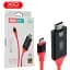 Кабель XO GB005 USB C - HDMI 2 м червоний - мініатюра 2