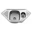 Мийка кухонна Kraft 9550-15D Decor подвійна 950х500х180 мм 110х0,8 мм 30412 - мініатюра 3