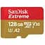 Карта пам'яті SanDisk 128GB microSD class 10 UHS-I U3 Extreme (SDSQXAA-128G-GN6MA) - мініатюра 1