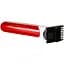 Аккумуляторный мужской триммер для бороды усов и тела Gemei GM 702 3W Red - миниатюра 4