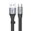 Кабель Baseus Simple HW Quick Charge Cable USB to Type-C 40W 0,23m CATMBJ-BG1 Black-Grey - мініатюра 2