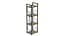 Этажерка 4/34 Ferrum-decor Серии Коннект 120x34x28 черный ДСП Дуб Артизан 16мм (FRD-104273) - миниатюра 6