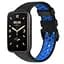 Силиконовый ремешок Primo Perfor Classic для фитнеса браслета Xiaomi Smart Band 7 Pro Black-Blue - миниатюра 2