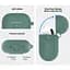 Чехол AhaStyle Colorful Silicone Case для AirPods 4 Midnight Green [133814] - миниатюра 2