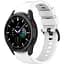 Ремешок для Samsung Galaxy Watch 4 Classic 46mm - белый ширина крепления 20мм силикон Watchbands RiccoOne (W28-9WB87751991) - миниатюра 1