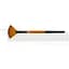 Кисть синтетика веерная FLAME 1368FN №8 короткая ручка Rosa - миниатюра 1