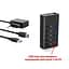 Концентратор Dynamode 5 ports USB3.0 to 4*USB3.0+2.4А Power Adapter 2.5A/12V (DM-UH-P405-G) - мініатюра 2