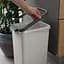Ведро для мусора MBM My Home 12 л серое (BIN-02 12L GRAY) - миниатюра 9