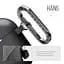 Силіконовий чохол для навушників Apple AirPods Pro, Hang Case, чорний, ультратонкий захисний кейс товщиною 2 мм, захист від подряпин, пилу та ударів, компактний, з карабіном для кріплення, ArmorStandart (ARM56055) - мініатюра 4