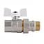 Кран кульовий з американкою SD з антипротіканням прямий 3/4"зв PN40 SD900NW20PN40 - мініатюра 4