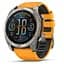 Смарт-годинник Garmin Fenix 8 51mm AMOLED Sapphire Graphite DLC Titanium with Spark Orange Silicone (010-02905-53) - мініатюра 1