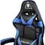 Кресло геймерское Kruger&Matz GX-150 с подставкой для ног Black/Blue - миниатюра 7