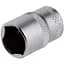 Головка торцевая шестигранная Intertool 19 мм x 1/2" матовая - миниатюра 1
