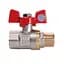Кран кульовий прямий Q Professional 1/2″ ЗВ КБ PN40 QP152 - мініатюра 1