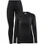 Комплект термобілизни Craft Core Warm Baselayer Set Woman Black M (1068-1909708 M 999000) - мініатюра 1