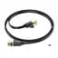 Патч-корд Hoco US07 General pure copper flat network cable (L-1M) чорний - мініатюра 1