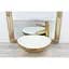 Умивальник Rea Sofia 34,5x40,9 gold/white (REA-U0456) - мініатюра 2