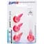 Межзубные ершики Paro Swiss Flexi Grip xxx-тонкие цилиндрические 1.9 мм 4 шт. красные (Esro AG) - миниатюра 1