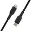 Кабель Belkin Boost Up Charge Braided USB-C to Lightning 1м Black (CAA004BT1MBK) [158800] - мініатюра 4
